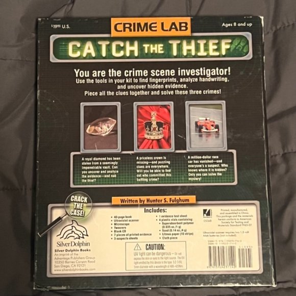 New Crime Lab Catch the Thief Book Activity Kit - Picture 6 of 8